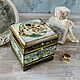 Ring organizer box in vintage style, Jewelry storage, Zheleznodorozhny,  Фото №1