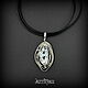 Кулон "Ледяной шторм" с агатом и голубым топазом. Кулон. JazzBijoux ДжазБижу (Елена Сафронова). Ярмарка Мастеров.  Фото №6