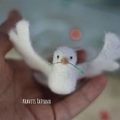 Куклы и игрушки handmade. Livemaster - original item Felt toy:White Dove-Dove of Peace. Handmade.