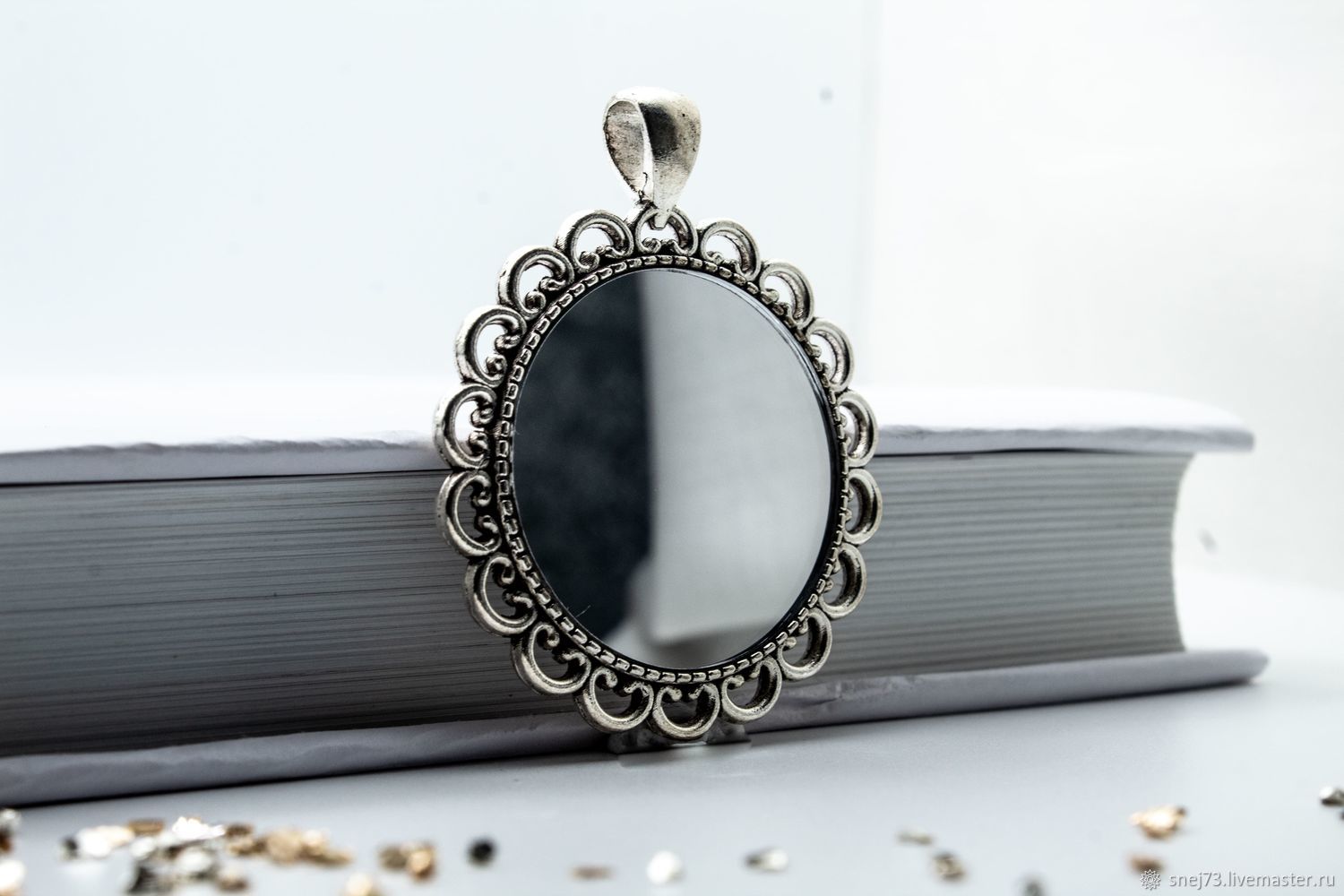 Кулон с зеркалом подвеска амулет оберег от сглаза купить в интернет ...
