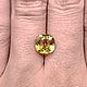 2.86 ct. Гелиодор кушон. Бразилия + сертификат. Кольца. Зов Камня - магазин украшений. Ярмарка Мастеров.  Фото №5