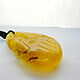 Hamsa natural amber R-563. Pendant. Amber shop (vazeikin). Online shopping on My Livemaster.  Фото №2