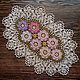Crocheted cloth ' Vintage oval', Doilies, St. Petersburg,  Фото №1