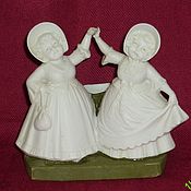 Винтаж handmade. Livemaster - original item DANCING GIRLS, DANCERS. Germany, early 20th century. Porcelain, biscuit. Handmade.