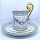 Чайная пара Capodimonte Италия антикварная фарфор / 47242. Чайные пары. Phoenix Antique • Феникс Антик. Интернет-магазин Ярмарка Мастеров.  Фото №2