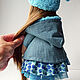 Textile doll. Round Head Doll. Handsewing.toys (Irina). Ярмарка Мастеров.  Фото №5