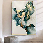 Картина в гостиную Бежевая картина Море на холсте маслом пейзаж