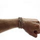 Leather bracelet with Wolf. Bead bracelet. MintTiger. Online shopping on My Livemaster.  Фото №2