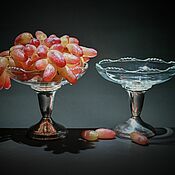 Посуда handmade. Livemaster - original item sweets bowls: Vase on a silver base.. Handmade.