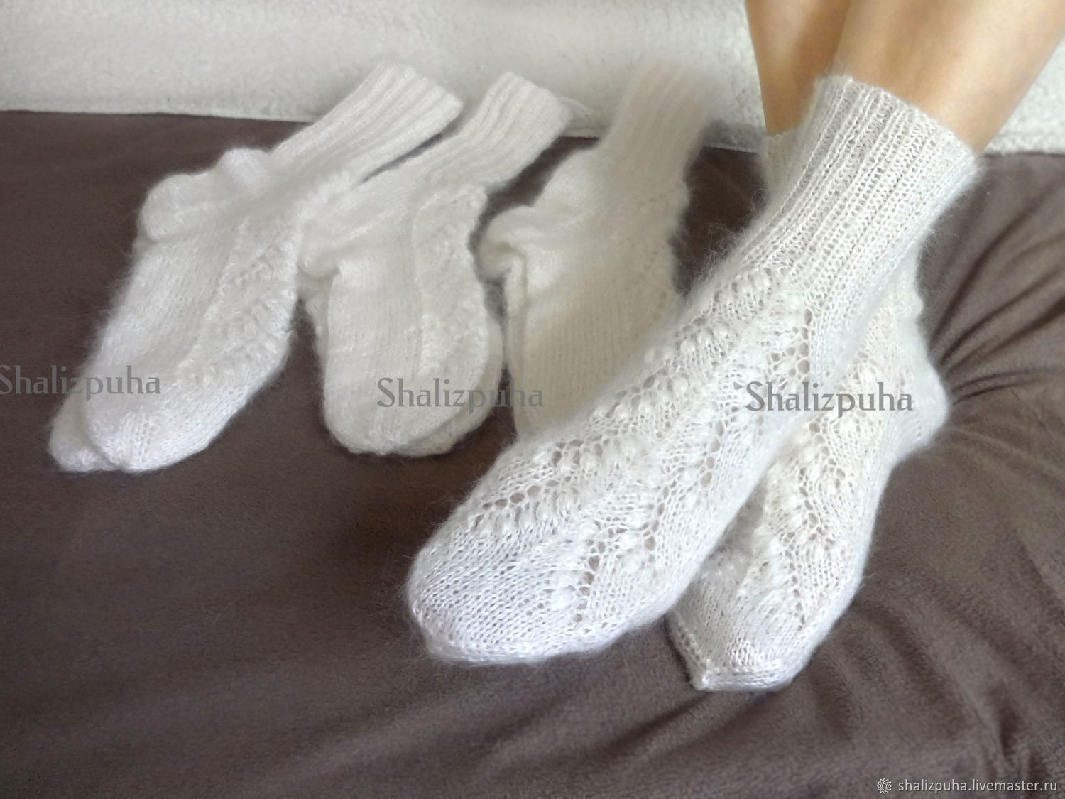  downy white, 111, Socks, Orenburg,  Фото №1