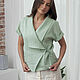 Minus 30% Linen blouse for the smell, Tops, St. Petersburg,  Фото №1