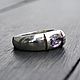 Ring silver with amethyst, Rings, Moscow,  Фото №1
