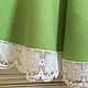 Linen tablecloth ' nature's First green,round', Tablecloths, Ivanovo,  Фото №1