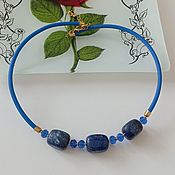 Украшения handmade. Livemaster - original item Necklace choker with lapis lazuli. Handmade.