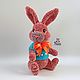 Toy plush Bunny Caramel knitted plush toy rabbit. Stuffed Toys. vyazunchiki-lz (vyazunchiki-lz). Online shopping on My Livemaster.  Фото №2
