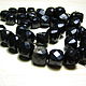 Obsidian faceted square 8,5 mm. Beads1. Elena (luxury-fittings). My Livemaster. Фото №4