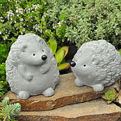 Для дома и интерьера handmade. Livemaster - original item A pair of hedgehogs made of concrete garden figurines Provence. Handmade.
