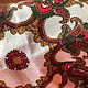 Woolen shawl 'red maiden', Italy. Vintage handkerchiefs. Dutch West - Indian Company. My Livemaster. Фото №5