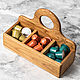 Stand with one handle for tea in natural color. Stand. Foksvudrus. Online shopping on My Livemaster.  Фото №2