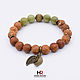 Bracelet made of natural stones 'Hazelnut». Bead bracelet. Hand Rocks | Handmade Jewerly. Online shopping on My Livemaster.  Фото №2