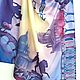Shawls: batik 'White nights Petersburg' natural silk. Shawls1. Handpainted silk by Ludmila Kuchina. Online shopping on My Livemaster.  Фото №2