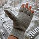 Заказать Митенки трансформеры варежки перчатки без пальцев цвет светло-серый. Shop Time. Ярмарка Мастеров. . Митенки Фото №3