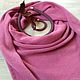Scarf-bactus 'Pink Flamingo' from 100 % cashmere. Scarves and snoods. vsevknit. My Livemaster. Фото №6