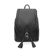 Сумки и аксессуары handmade. Livemaster - original item Backpack female black leather Monroe Mod R50-111. Handmade.