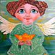 Painting guardian angel spring streams. Pictures. positive picture Helena Gold. Online shopping on My Livemaster.  Фото №2