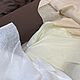 Вуаль льняная ВАНИЛЬ. Шторы. Linen Interior. Интернет-магазин Ярмарка Мастеров.  Фото №2