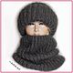 Шапка и снуд "А-ля Такори" темно-серый (шапка вязаная). Шапки. Ирина(shvilinka.knit). Ярмарка Мастеров.  Фото №4