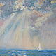 Oil painting 'the White sail'. Pictures. Fine Art for Joy. My Livemaster. Фото №4