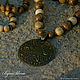 Necklace made of oak with a medallion 'Witch'. Necklace. BijouSiberia. Online shopping on My Livemaster.  Фото №2