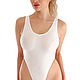 Заказать Яркий сексуальный белый слитный купальник стринги TRUHANI. truhani.swimsuit. Ярмарка Мастеров. . Купальники Фото №3