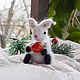Заказать White small poseable squirrel toy, collectible toy. Soleatoys. Ярмарка Мастеров. . Miniature figurines Фото №3