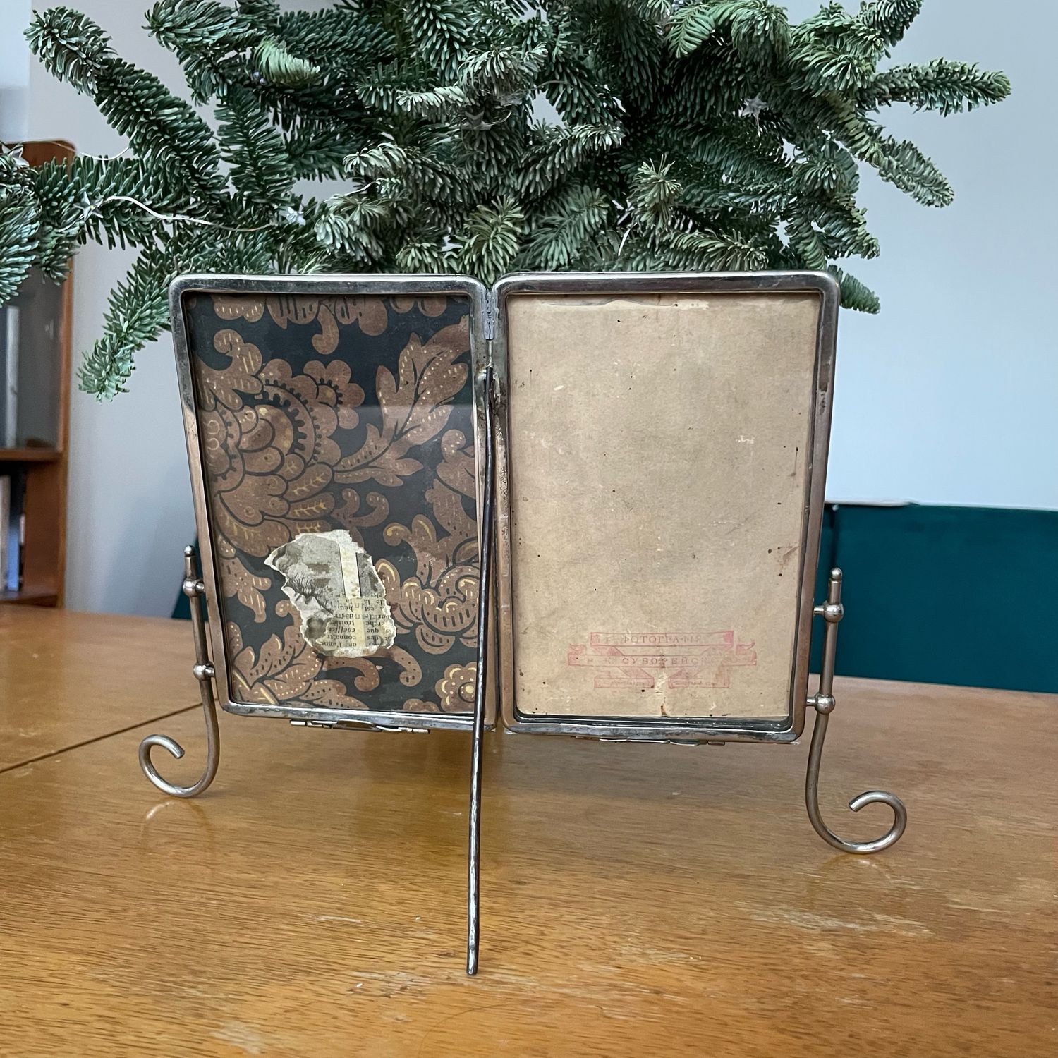 Винтаж: Антикварная рамка для фото из стекла и металла, Российская ...