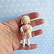 MOVABLE Miniature doll - girl. Dollhouse miniature 1:12. Doll houses. Юлия. Online shopping on My Livemaster.  Фото №2