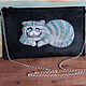 Bag clutch Cheshire cat, Clutches, Moscow,  Фото №1