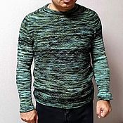 Мужская одежда handmade. Livemaster - original item Men`s knitted jumper made of merino wool. Handmade.