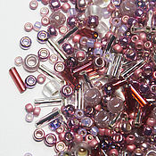 Материалы для творчества handmade. Livemaster - original item Beads mix Toho 3215 5g Pink. Handmade.