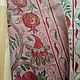 Uzbek silk suzani hand embroidery. Wall panels. SZ001. Bedspreads. businka34. My Livemaster. Фото №4