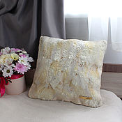 Для дома и интерьера handmade. Livemaster - original item Interior Creamy Pillow. Handmade.