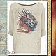 El dragón mágico. Diseño para el bordado de la máquina. Embroidery tools. Nata-xa_1. Ярмарка Мастеров.  Фото №4