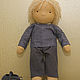 THE BOY DOLL. Doll from fabric. Textile doll. Stuffed Toys. bee_littlefamily. My Livemaster. Фото №4
