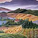 Italian landscape Tuscany oil painting, Pictures, Moscow,  Фото №1