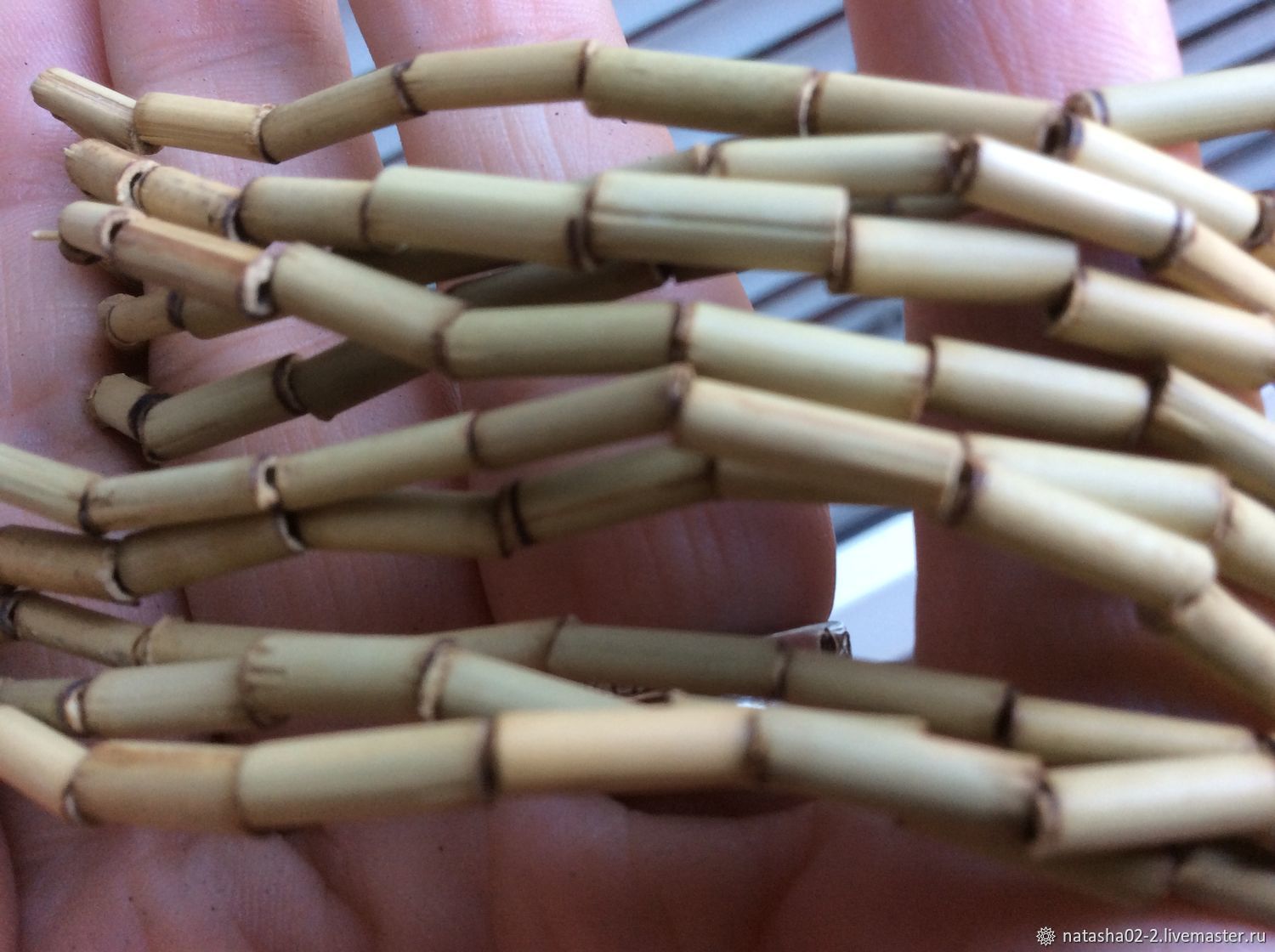 БАМБУКОВЫЕ ТРУБОЧКИ экзотические бусины в интернет-магазине Ярмарка ...