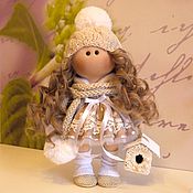 Текстильная куколка-малышка Люси