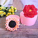 Order Set of silicone molds Bouquet with sunflower and peony Xenia. Hobbypage. Livemaster. . Form Фото №3
