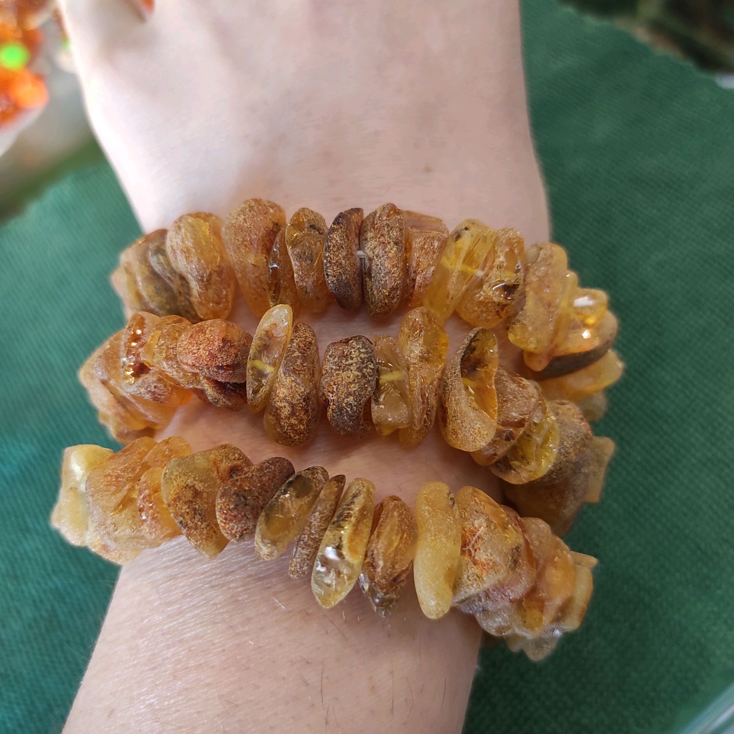 Браслет из натурального Янтаря, женский браслет, Лечебный браслет ...