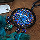 Pendant dreamcatcher 'Constellation of Aquarius', 18 cm. Pendants. ArtLesinao. My Livemaster. Фото №5